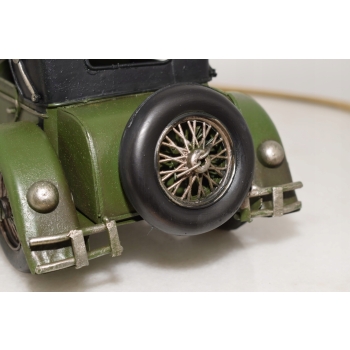 Metalowy Model Samochód - Zielone Auto - Kolekcja Vintage