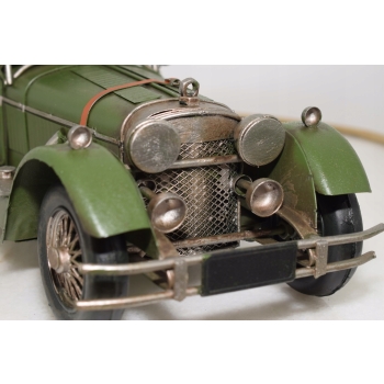 Metalowy Model Samochód - Zielone Auto - Kolekcja Vintage