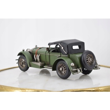 Metalowy Model Samochód - Zielone Auto - Kolekcja Vintage