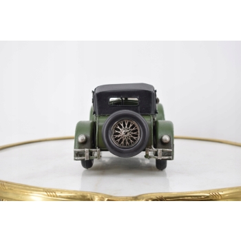 Metalowy Model Samochód - Zielone Auto - Kolekcja Vintage