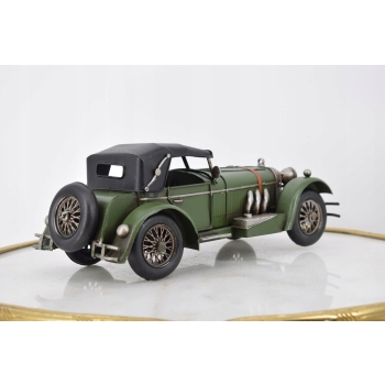 Metalowy Model Samochód - Zielone Auto - Kolekcja Vintage