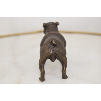 Bulldog Francuski - Pies Piesek - Figura Rzeźba z Brązu - Dekoracja Prezent