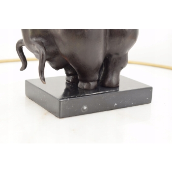 Fernando Botero - Abstrakcja - Kubizm - Groźny Byk - Figura z Brązu Rzeźba