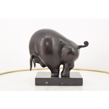 Fernando Botero - Abstrakcja - Kubizm - Groźny Byk - Figura z Brązu Rzeźba
