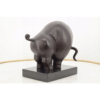 Fernando Botero - Abstrakcja - Kubizm - Groźny Byk - Figura z Brązu Rzeźba