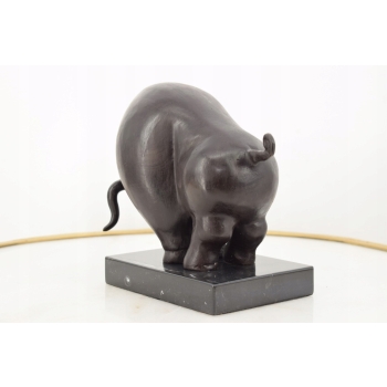 Fernando Botero - Abstrakcja - Kubizm - Groźny Byk - Figura z Brązu Rzeźba