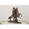 Apacz Na Koniu - Indianin - Indiańska Figura - Rzeźba Statuetka - Ozdoba