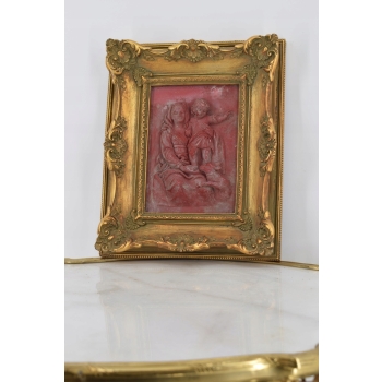 Obraz Alabaster - Matka Z Dzieckiem - Kobieta - Obraz Złota Rama - Ozdoba