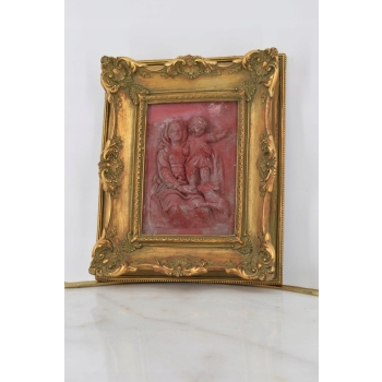 Obraz Alabaster - Matka Z Dzieckiem - Kobieta - Obraz Złota Rama - Ozdoba