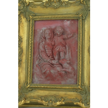 Obraz Alabaster - Matka Z Dzieckiem - Kobieta - Obraz Złota Rama - Ozdoba