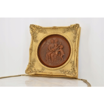 Obraz Alabaster - Rodzina z Dziećmi - Mitologia - Obrazek Prezent Dekoracja