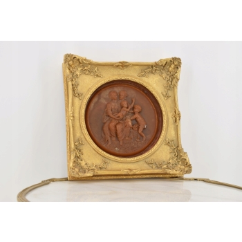Obraz Alabaster - Rodzina z Dziećmi - Mitologia - Obrazek Prezent Dekoracja