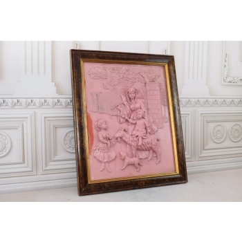 Obraz Alabaster - Piękna Rama - Mitologia - Dzieci z Matka - Ozdoba