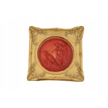 Obraz Alabaster Kobieta z Dziećmi - Mitologia Anioły - Obrazek Płaskorzeźba