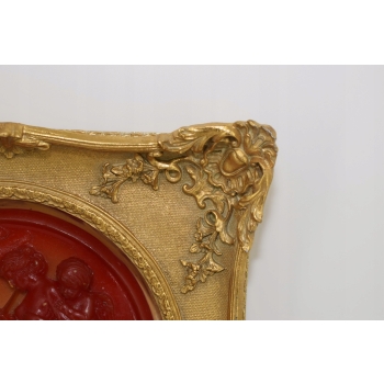 Obraz Alabaster Kobieta z Dziećmi - Mitologia Anioły - Obrazek Płaskorzeźba