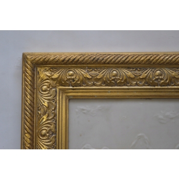 OBRAZ ZŁOTA RAMA ALABASTER - MOSKWA ROSJA