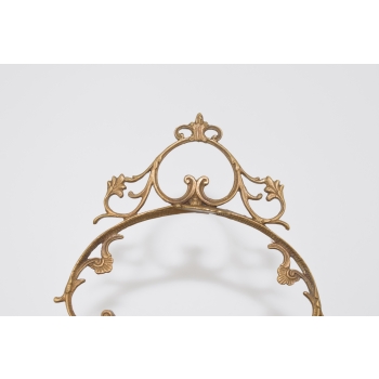 Patera Porcelanowy Koszyk Czarny Porcelana + Brąz - Sygnowany Żardiniera