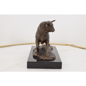Byk Taurus Symbol Siły Hossa Giełda - Figura z Brązu Rzeźba
