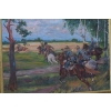 Wojciech Kossak - Pogoń Wojska Polskiego za Bolszewikami - Stary Obraz