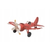 Stary Model Samolotu Wojskowego - Samolot Retro Czerwony - Pilot Prezent