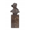 Dama Kameliowa - Popiersie Kobiety z Brązu - Figura Rzeźba Kobieta - Ozdoba