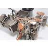 Zabytkowy Metalowy Motocykl Wojskowy - Model Motor z Karabinem - Vintage