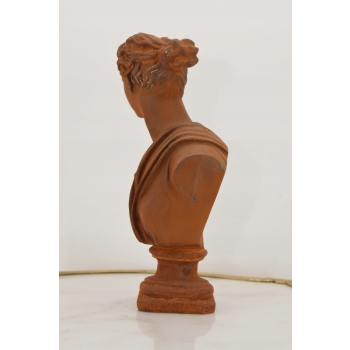 Figura Żeliwo - Popiersie Kobiety - Bogini Artemida - Rzeźba - Dekoracja