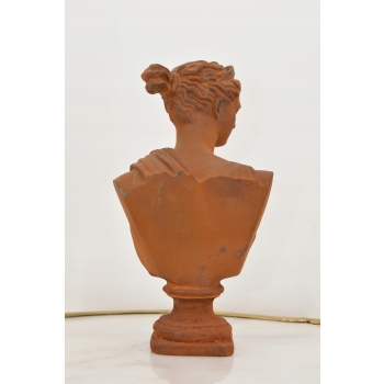 Figura Żeliwo - Popiersie Kobiety - Bogini Artemida - Rzeźba - Dekoracja