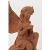 Calineczka z Ptaszkiem - Wróżka Elf - Figura Rzeźba z Żeliwa - Dom Ogród