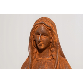 Żeliwna stara figura - Maryja Matka Boska Maria