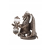 Smok z Klepsydrą - Groźny Smok - Figura Statuetka - Prezent Ozdoba