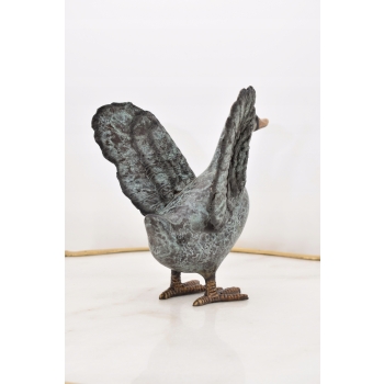 Kaczka Kaczki - Figura z Brązu - Rzeźba Dekoracja Ozdoba Dom Ogród
