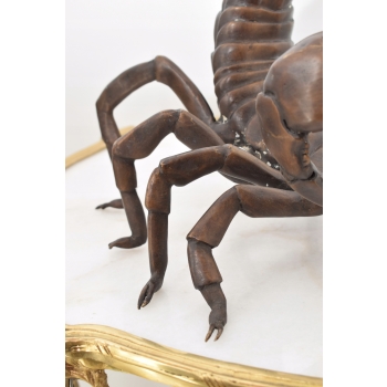 Figura Skorpiona - Skorpion Rzeźba z Brązu - Dekoracje Ozdoba Dom Ogród