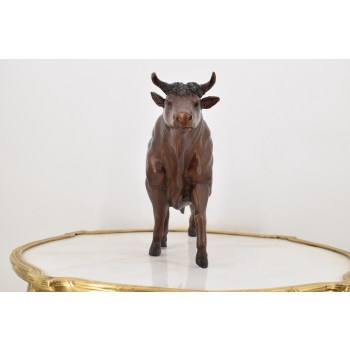 Dostojny Byk z Brązu - Symbol Siły Zwycięstwa - Figura Rzeźba - Dekoracja