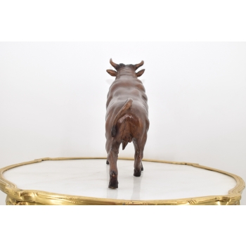 Dostojny Byk z Brązu - Symbol Siły Zwycięstwa - Figura Rzeźba - Dekoracja