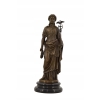 Figura Bogini Ateny - Boginia Grecka Figura Rzeźba z Brązu Symbol Mądrości