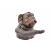 Ruchoma Skarbonka Bulldog - Mechaniczny Pies - Zabawna Figura Żeliwo