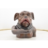 Ruchoma Skarbonka Bulldog - Mechaniczny Pies - Zabawna Figura Żeliwo