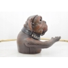 Ruchoma Skarbonka Bulldog - Mechaniczny Pies - Zabawna Figura Żeliwo