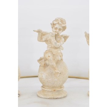 Zestaw Figur Żeliwnych - Anioły Amory Anioł Figura Rzeźba Żeliwo Dom Ogród
