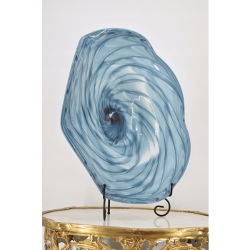 Talerz Patera w Stylu Murano - Grube Szkło Murano Style - 52 x 48cm Ozdoba