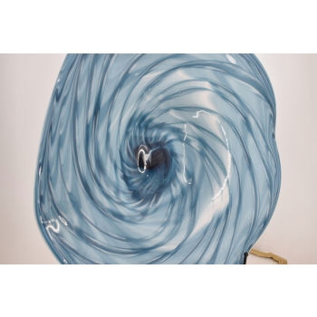 Talerz Patera w Stylu Murano - Grube Szkło Murano Style - 52 x 48cm Ozdoba
