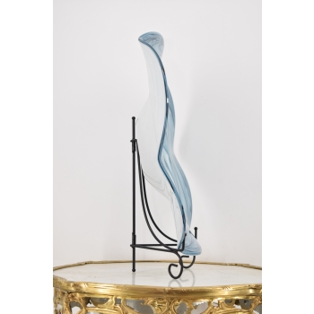 Talerz Patera w Stylu Murano - Grube Szkło Murano Style - 52 x 48cm Ozdoba