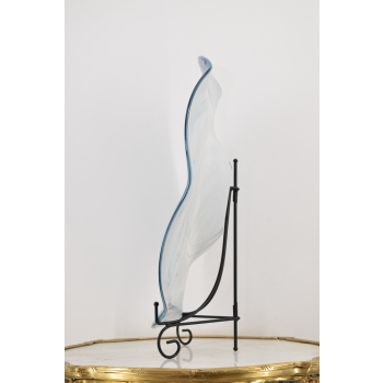 Talerz Patera w Stylu Murano - Grube Szkło Murano Style - 52 x 48cm Ozdoba