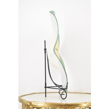 Talerz Patera w Stylu Murano - Grube Szkło Murano Style - 52 x 48cm Ozdoba