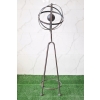 Metalowy Zegar Słoneczny - Stojący - Figura Metalowa - Dekoracja Dom Ogród