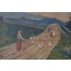 A. Gierymski - Wiejska Dziewczyna - Scena Rodzajowa - Obraz Olejny 45x62 cm
