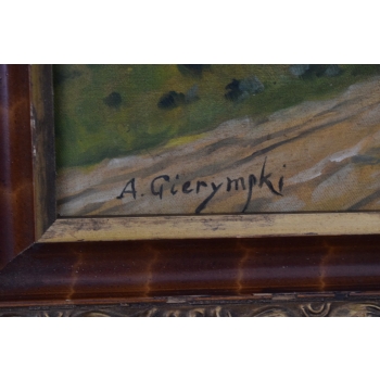 A. Gierymski - Wiejska Dziewczyna - Scena Rodzajowa - Obraz Olejny 45x62 cm