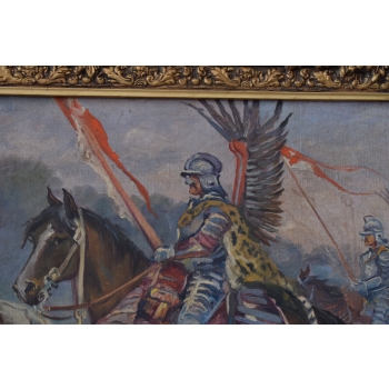 Wojciech Kossak - Husaria - Wojsko Polskie Na Koniach - Polski Obraz Olejny