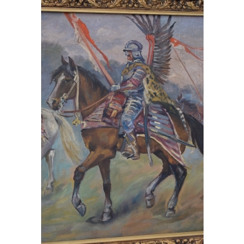 Wojciech Kossak - Husaria - Wojsko Polskie Na Koniach - Polski Obraz Olejny